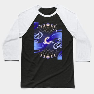 Cosmic Moon Baseball T-Shirt